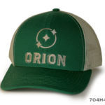 A Green and Beige Color Baseball Cap