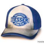 A Besser White and Blue Color Cap