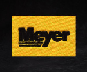 Meyer Wording Embroidered on Yellow Copy