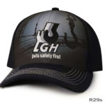 A LGH Puts Safety First Cap in Black Color