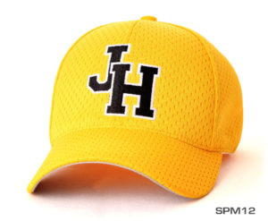 A bright yellow performance stretch foam cap