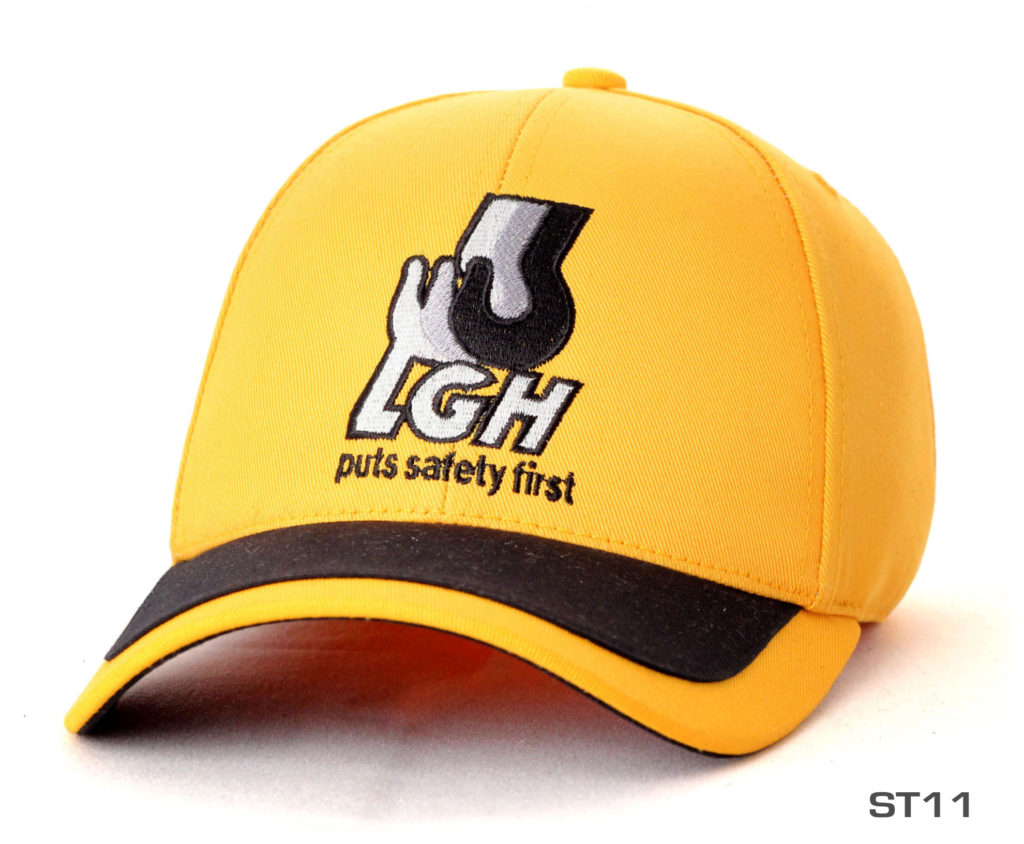 A yellow LGH puts safety first performance stretch cap