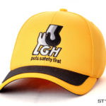 A yellow LGH puts safety first performance stretch cap