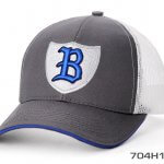 Grey and White Cap With B Letter