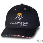 Acuative Embroidered Black Cap