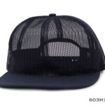 A Black Color Cap With Net Surface