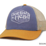 Powder Blue, Beige and Orange Cap With Dogfish Head Logo