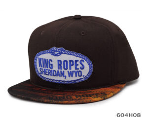 King Ropes Sheridan Logo on a Black Cap