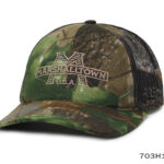 Marshall Town Logo on a Camouflage Cap