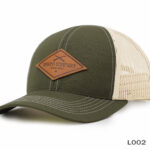 Custom Leather Patch - L002 Cap