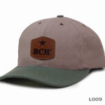Two-tone cap with BCM logo patch.