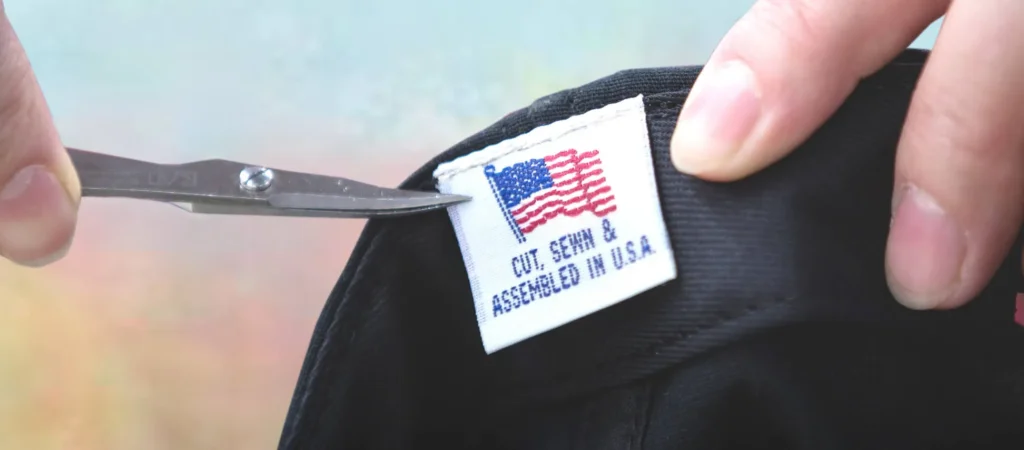 Cut, Sewn and Assembled in the USA